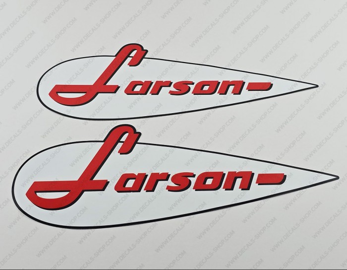 Larson Boat Decal Set of 2 x 14.5" Larson Boat Decal Set of 2 x 14.5"